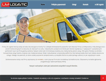 Tablet Screenshot of lmlogistic.com.pl